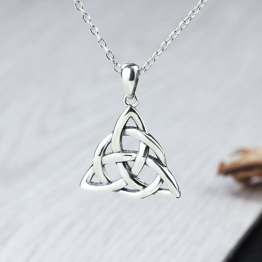 925 Silberkette mit keltischem Knoten