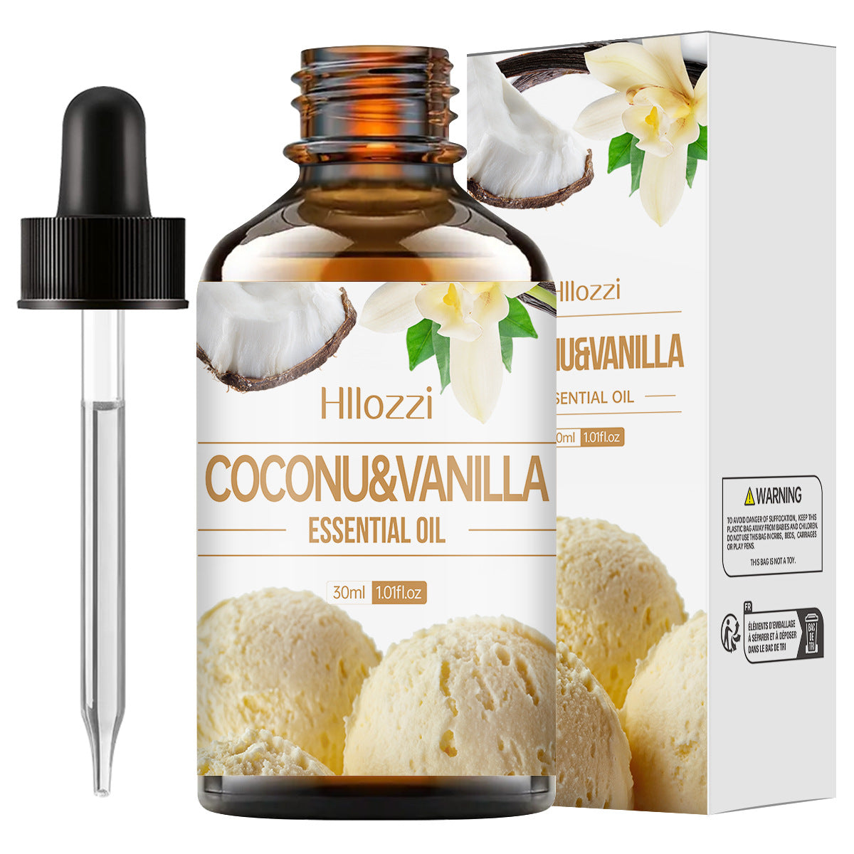 Ätherisches Öl - Kokosnuss & Vanille 30ml