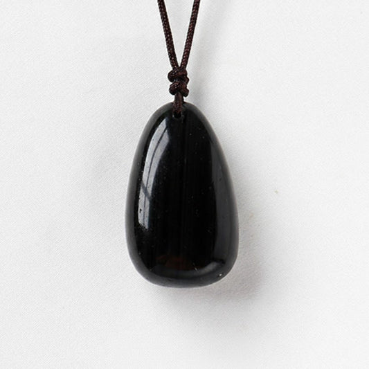Kette mit Obsidian Anhänger