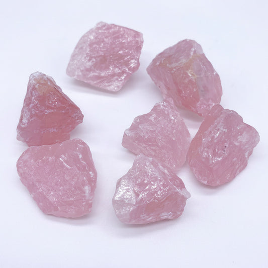 Rosenquarz - Rohsteine 100g