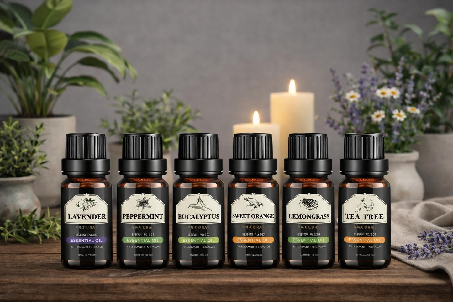 Ätherisches Öl Set - Harmonie & Energie (12x10ml)