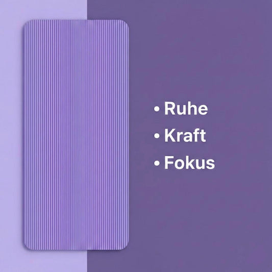 Fitnessmatte in Violett - Extra Komfort