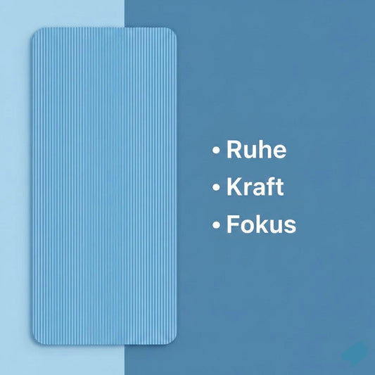 Fitnessmatte in Blau - Extra Komfort