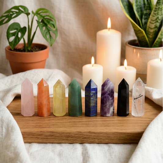 Edelstein-Set Fülle - 8 Stück