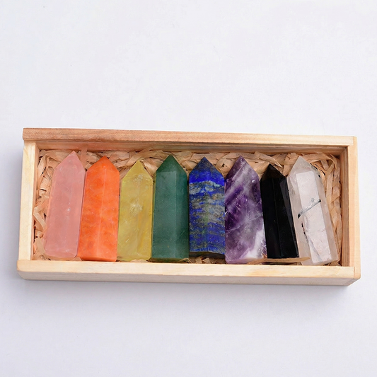 Edelstein-Set Fülle - 8 Stück