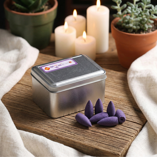 Lavendel Räucherkegel - 50 Stück