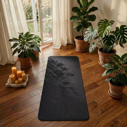 Fitnessmatte in Schwarz - Extra Komfort