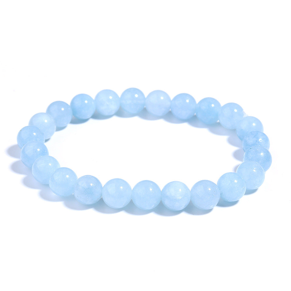 Aquamarin - Perlenarmband