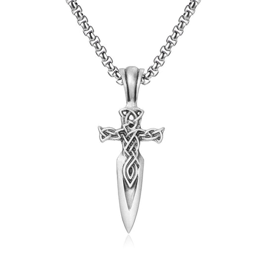 Schwert Kette mit keltischem Knoten