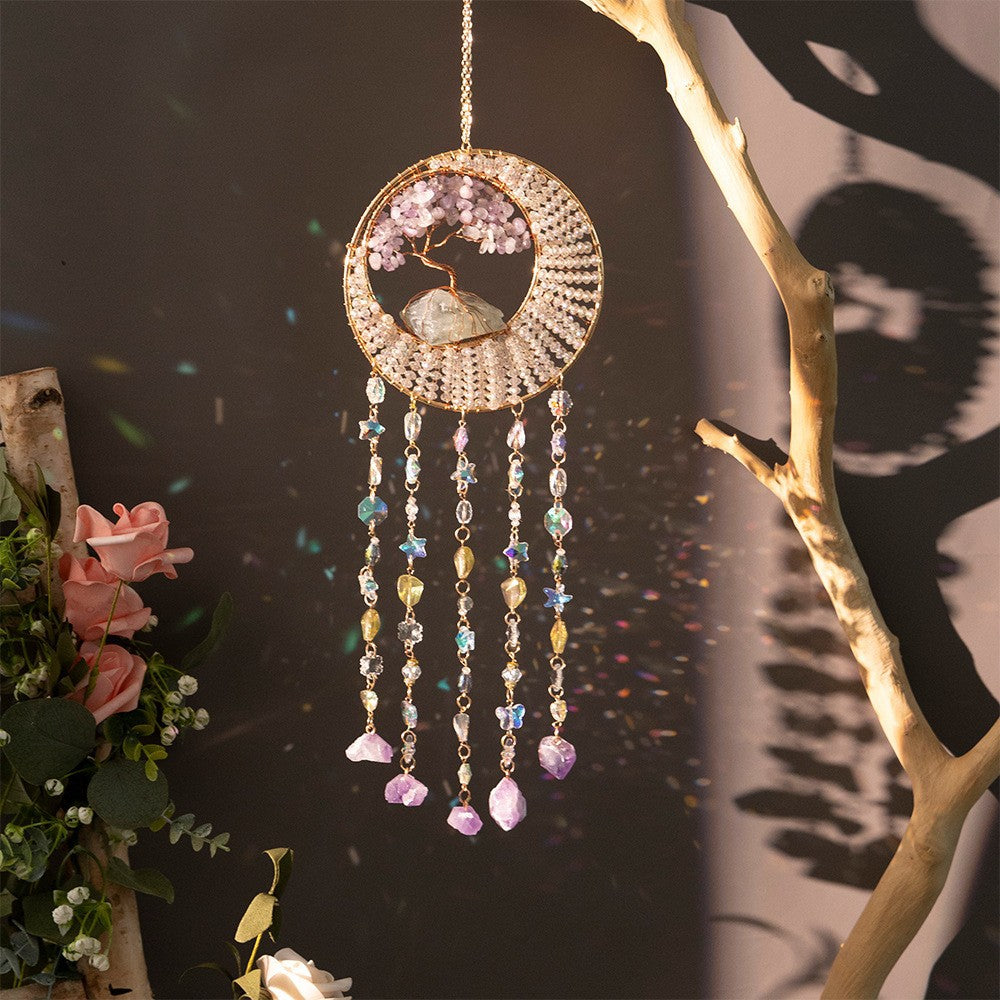 Lebensbaum mit Amethyst - Lichtspiel