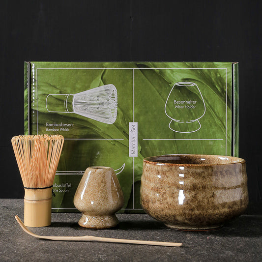 Matcha Set (4-teilig) - Erdige Harmonie