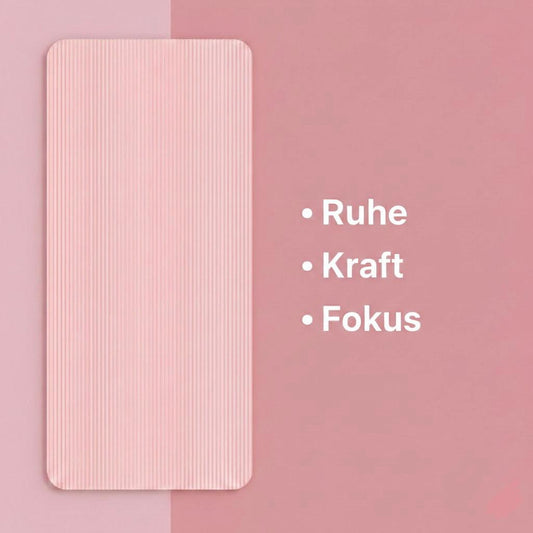 Fitnessmatte in Rosa - Extra Komfort