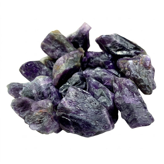 Dunkler Amethyst - Rohsteine 100g