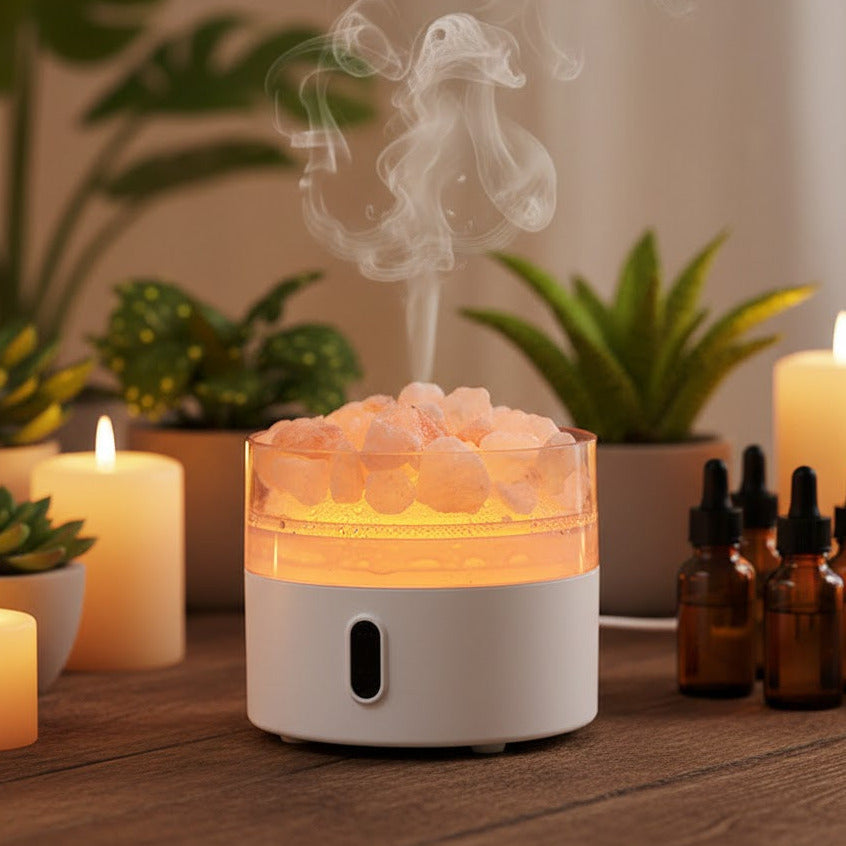 Aroma Diffuser mit Salzsteinen