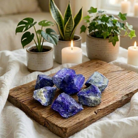 Lapis Lazuli - Rohsteine 100g
