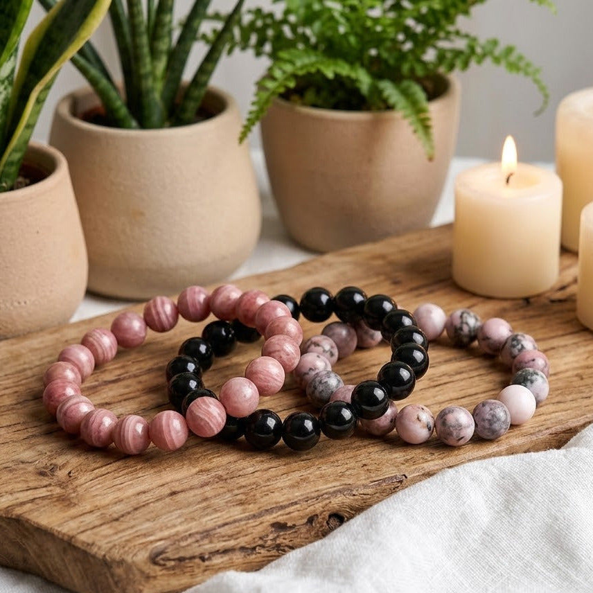 Lass los und finde dein Licht - Armband Set