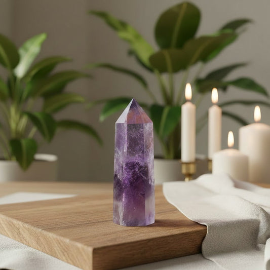 Brasilianischer Amethyst Obelisk