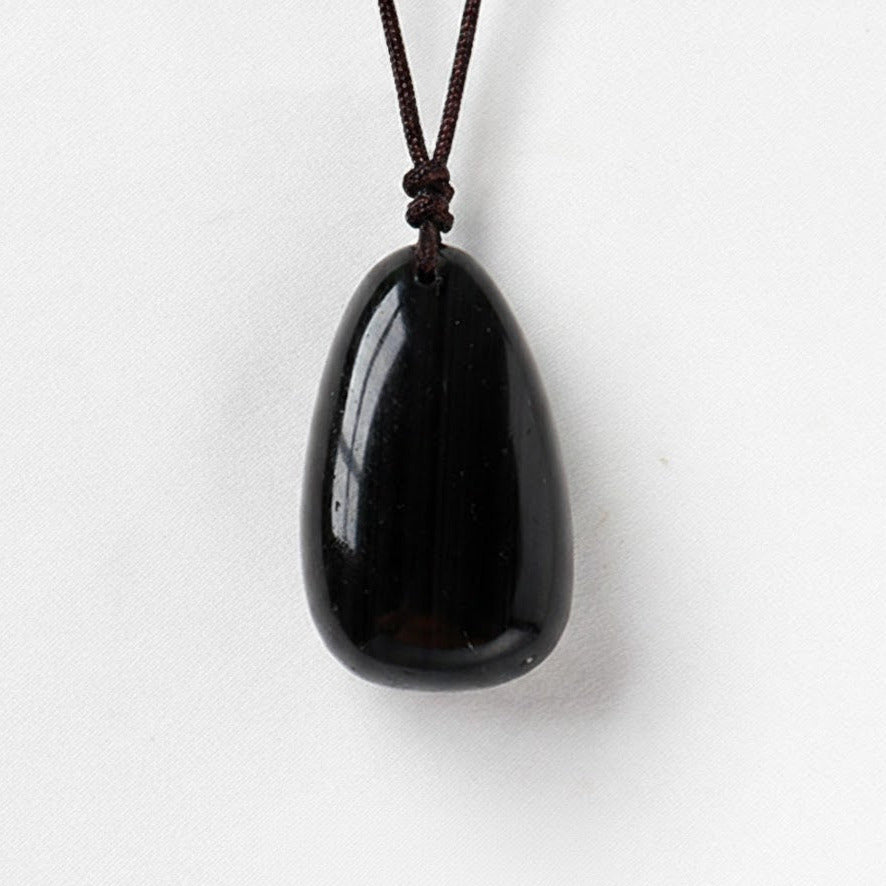Kette mit Obsidian Anhänger