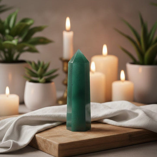 Grüne Jade Obelisk