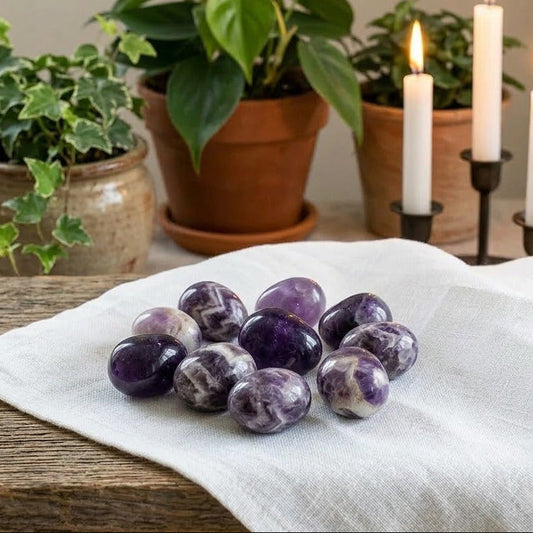 Amethyst - Trommelsteine 100g