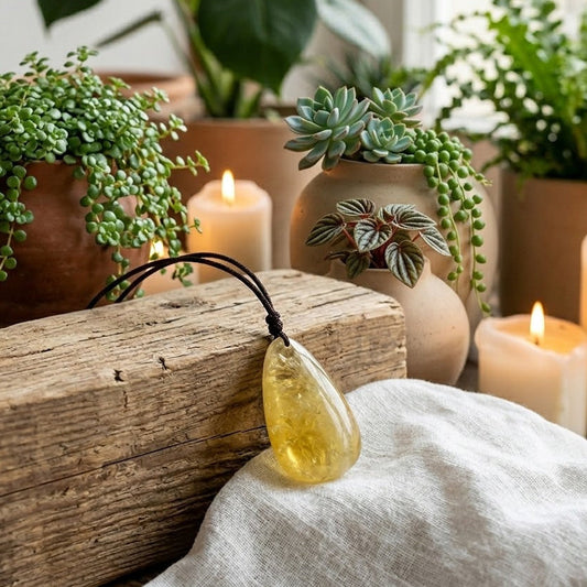 Kette mit Citrin Anhänger