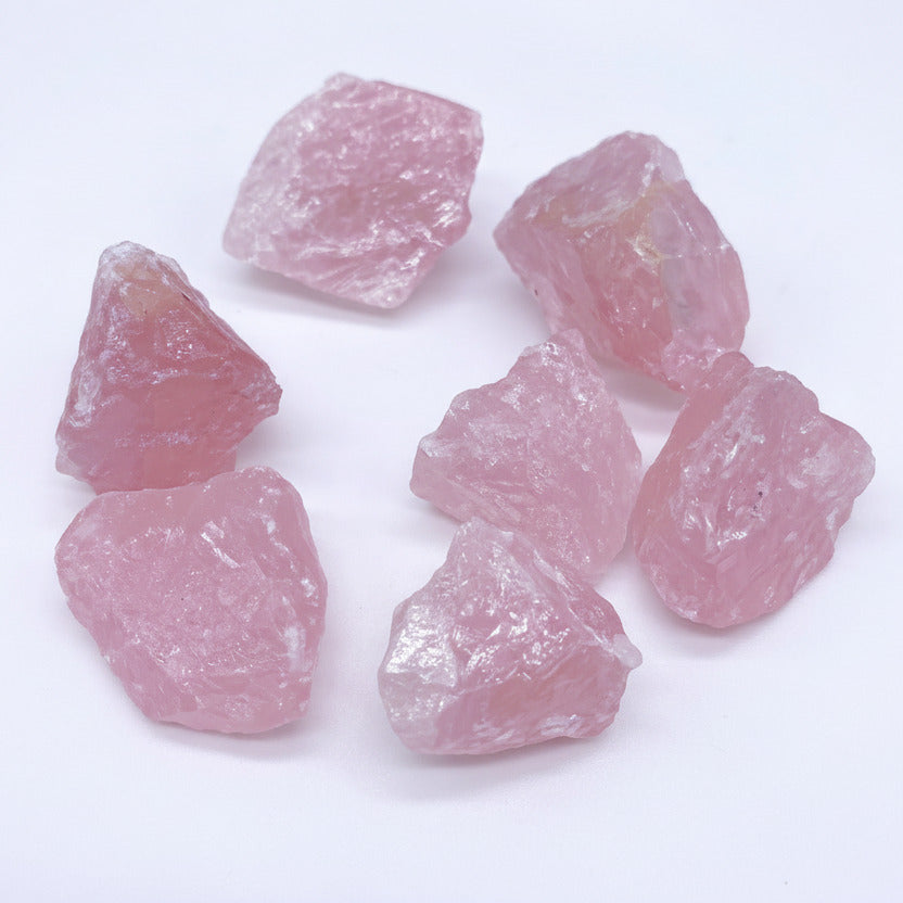 Rosenquarz - Rohsteine 100g